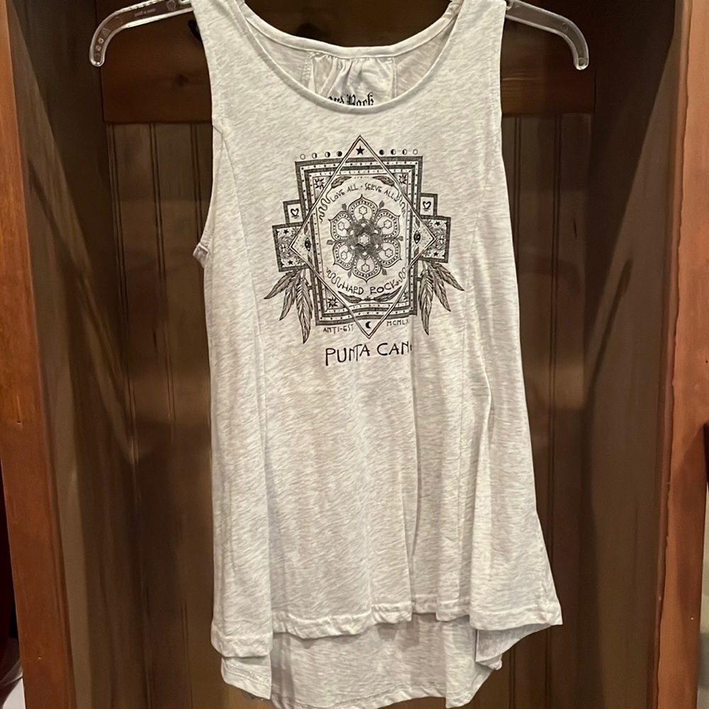 NWOT XS heather grey Punta Cana Hard Rock Cafe tank